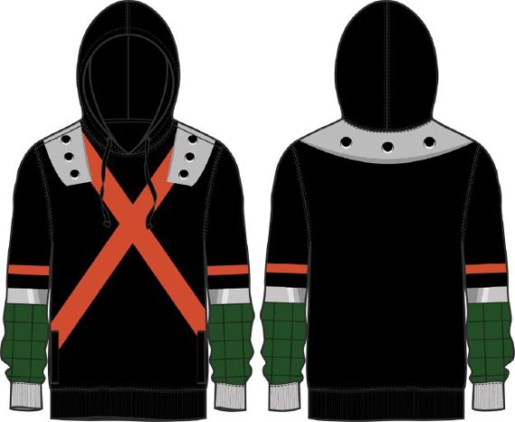 My hero academia bakugo hoodie on sale