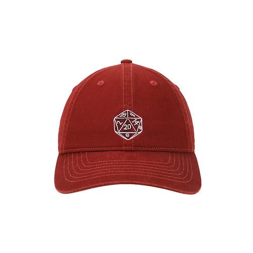 DUNGEONS AND DRAGONS -Dice Logo Red Dad Hat