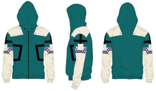 MY HERO ACADEMIA -Deku Cosplay Hoodie 8 PIECE PREPACK (S-1, M-2, L-2, XL-2, XXL-1)