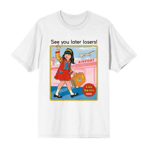 Steven Rhodes See You Later Losers White T-Shirt