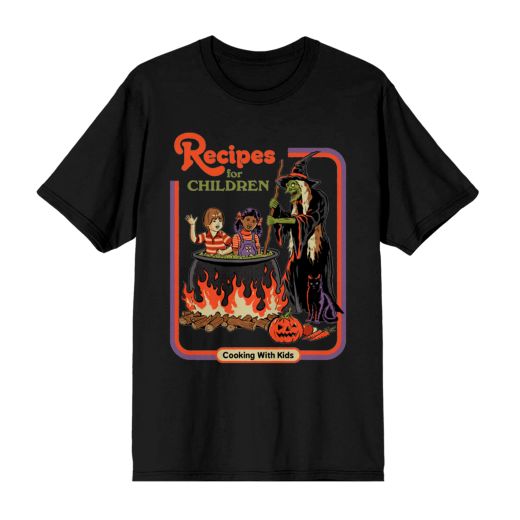 Steven Rhodes Recipes For Children Black T-Shirt