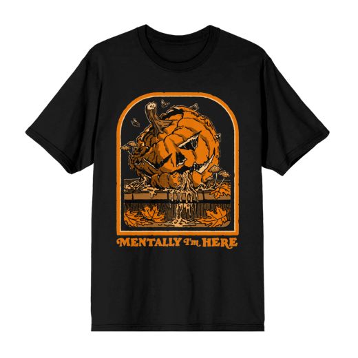 Steven Rhodes Mentally I'm Here Black T-Shirt