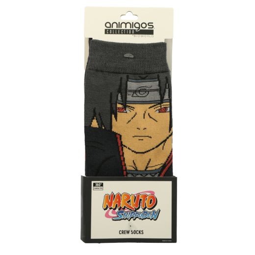 NARUTO - Itachi Men's 360 Character Crew Socks