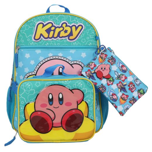 KIRBY  - 16" 5 Piece Backpack Set