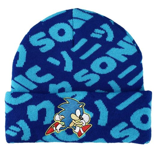 SEGA - SONIC - The Hedgehog Embroidered Cuff Beanie