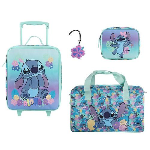 Disney Lilo & Stitch – Luggage Pilot Case & Duffel 4 Piece Set