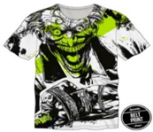 BATMAN -  Joker Belt Print Men's Tee Green White PPK (S-1,M-2,L-2,XL-1)