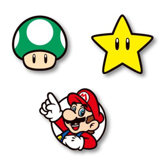 NINTENDO - GAMING - SUPER MARIO PATCH SET