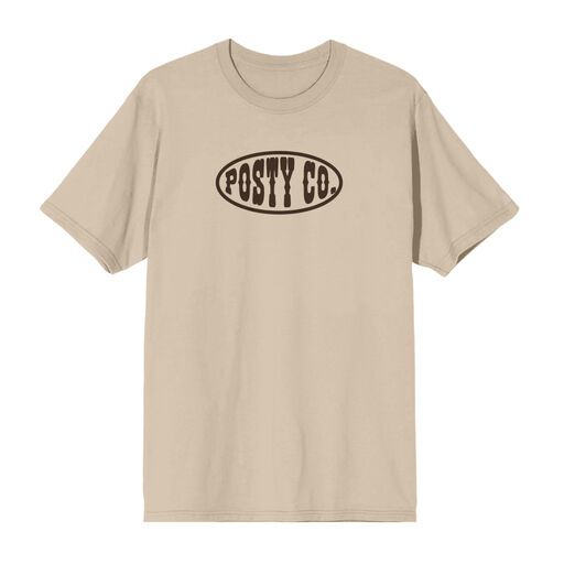 POST MALONE - Posty Co Logo Adult Natural Tee
