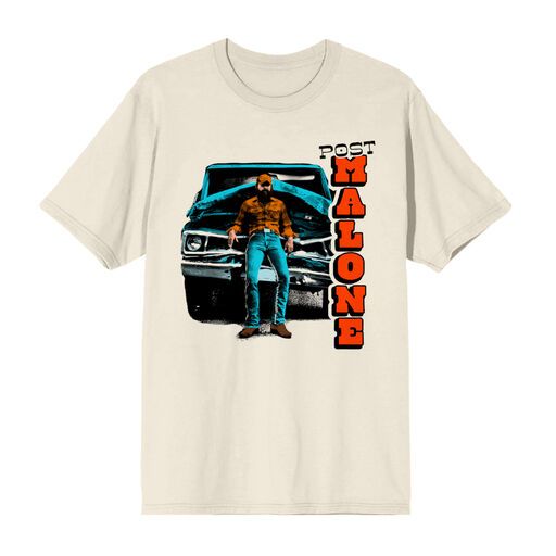 POST MALONE - Truck Adult Natural Tee S/P