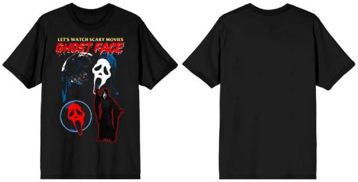 GHOSTFACE - Faux Bootleg Graphic Adult Black Tee