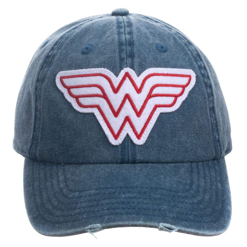 Bioworld Wonder Woman DC Comics Logo Portafolios Para Mujer, Rojo