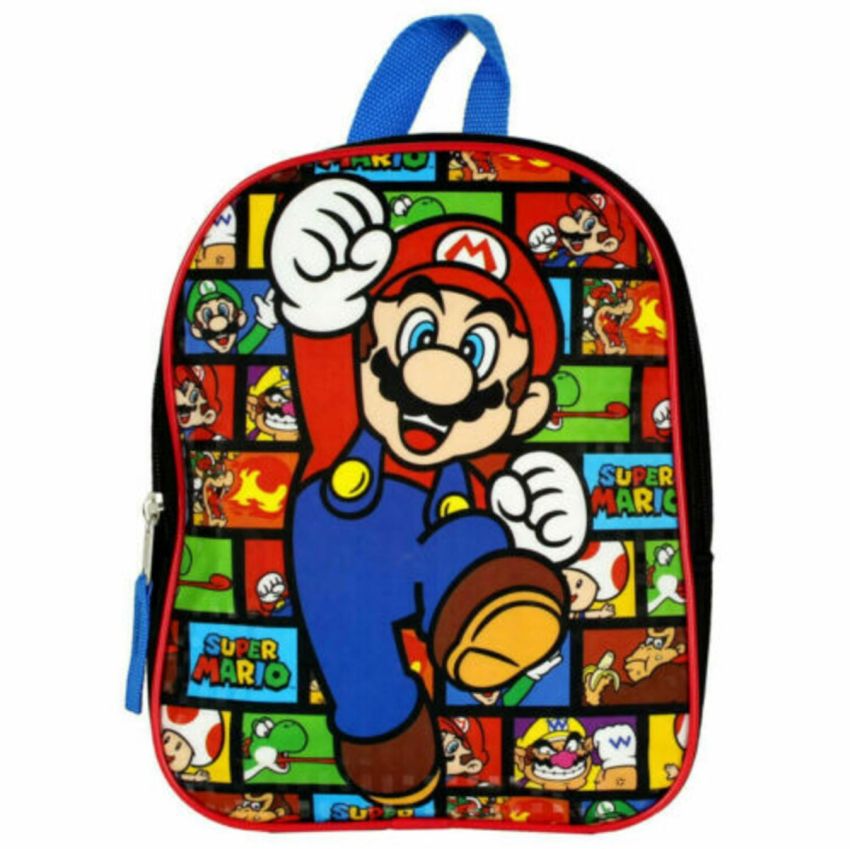 Bioworld | Nintendo Super Mario Characters Kids 10 Inch Backpack Bioworld