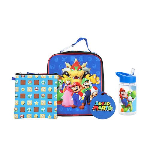 Super Mario Inspired Lunch Box and 600ml Water Bottle Set