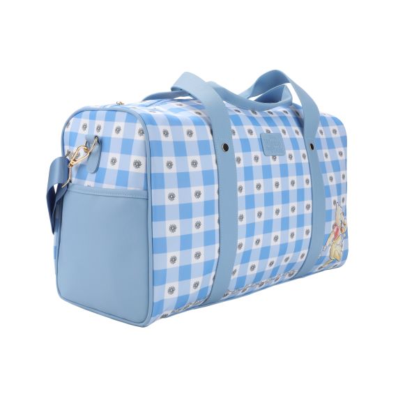 Vintage Winnie the Pooh Duffle Bag Blue Nylon Disney Travel Gym Weekend Tote Winnie the Pooh Travel Bag | Pooh Bear Duffel Bag | Disney  main image 3