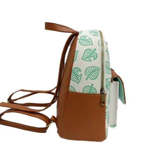 Bioworld | Animal Crossing Tom Nook Leaf Collage Mini Backpack Bioworld
