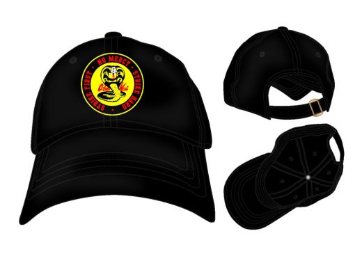Cobra Kai Logo Black Adjustable Hat