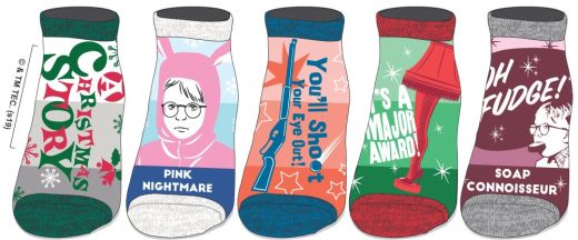 WBS - A Christmas Story 5 Pair Juniors Ankle Pack