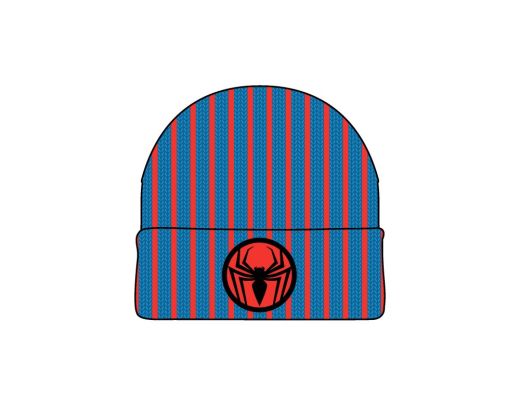 Marvel Spider-Man Two Toned Logo Knit Beanie