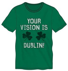 GENERIC - Your Vision Is Dublin! Men's Kelly Green Tee
