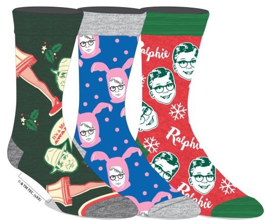 A Christmas Story 3 Pack Socks Gift Set