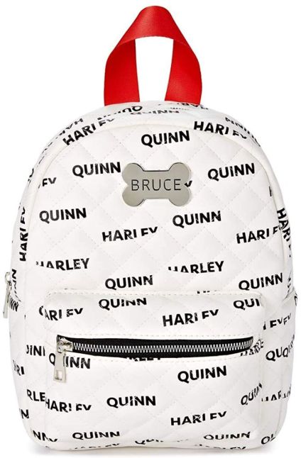 DC Comics Birds Of Prey Harely Quinn Mini Backpack White