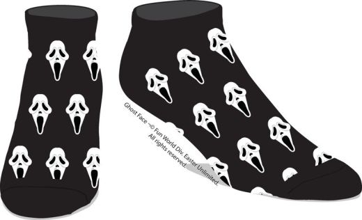 Scream Ghostface Collage Ankle Socks