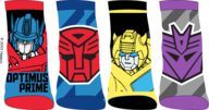 Transformers Optimus Prime 4 Pack Kids Ankle Socks