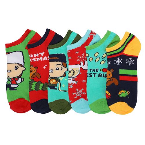 CHRISTMAS VACATION  - 6 PACK ANKLE SOCKS