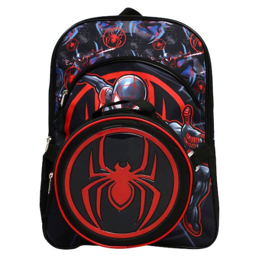 SPIDERMAN - 16” Backpack and Lunch Kit Set