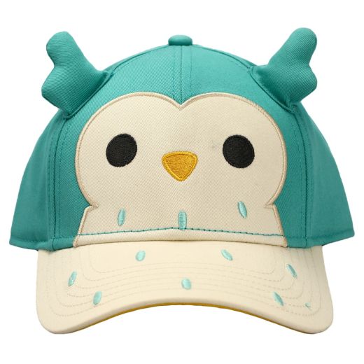 Squishmallows Winston the Owl Womens Snapback Hat With Ears