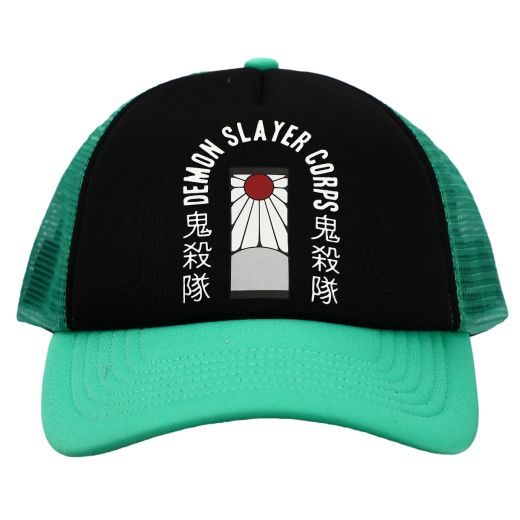 Demon Slayer Corps Hanafuda Kanji Snapback Trucker Hat