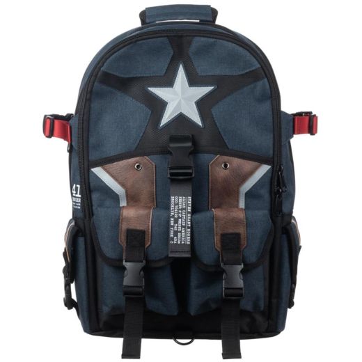 Marvel Captain America Themed Star 17" Backpack