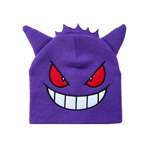 Pokemon Gengar Big Face Beanie With Ears