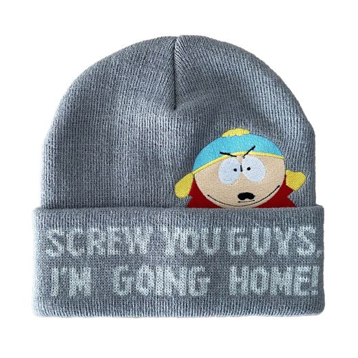 South Park -  Cartman Screw You Guys Grey Beanie