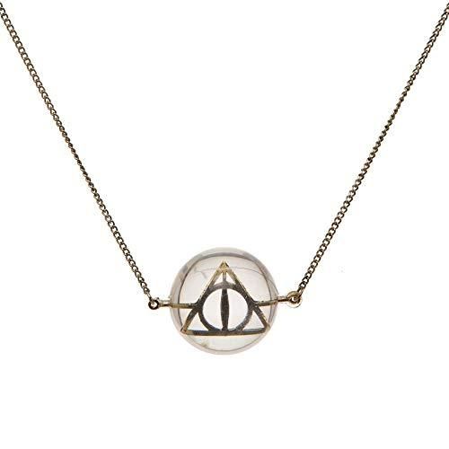 Harry Potter Deathly Hallows Logo Womens Bubble Necklace