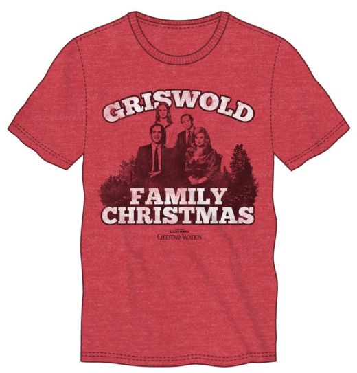 CHRSTMAS VACATION - Griswold Family Christmas Men's Red Tee