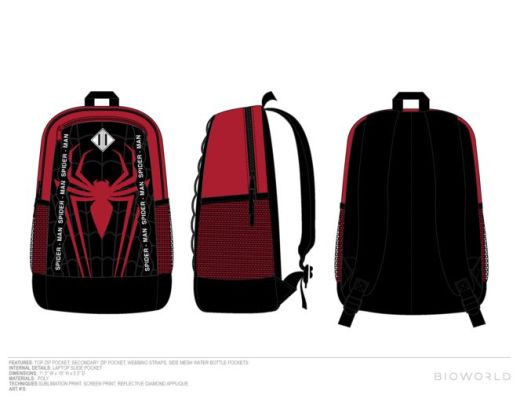 Marvel Spider-Man Spider Suit Logo 18" Backpack