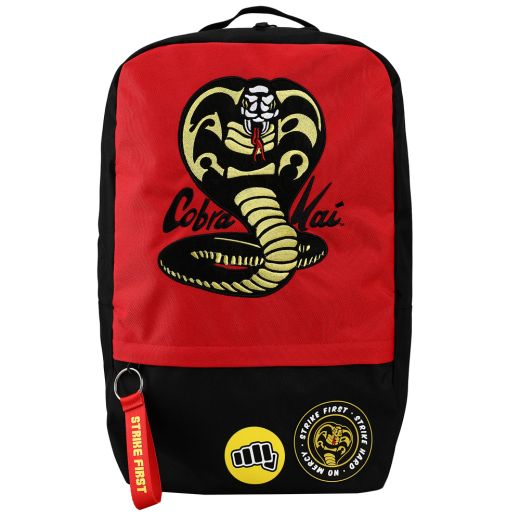 Cobra Kai Big Logo Strike First Zipper Puller Backpack