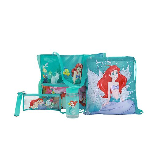 DISNEY - Princess Little Mermaid Beach Bag 3 Piece Set