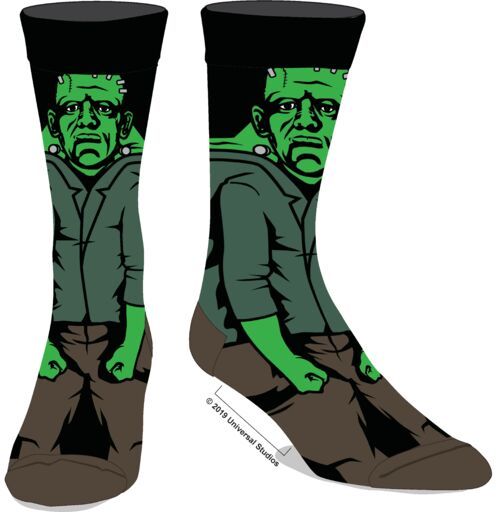 UNIVERSAL - Frankenstein 360 Character Crew Sock
