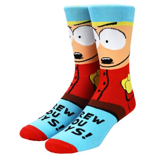 South Park - Eric Cartman “Screw You Guys” Crew Sock Single Pack