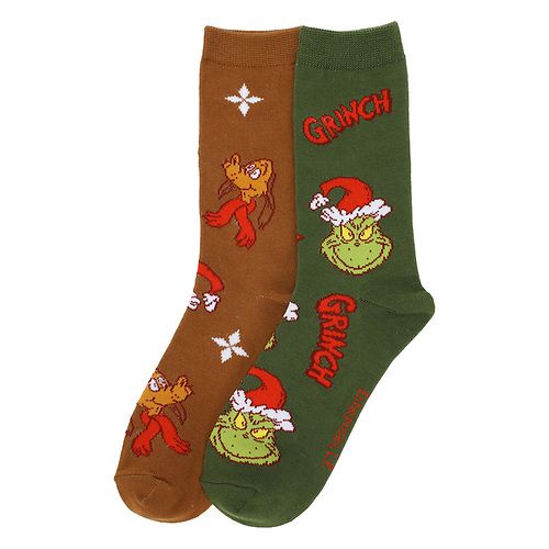 THE GRINCH - JRS Crew Sock 2 Pack