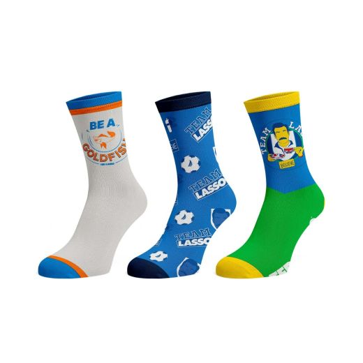 Ted Lasso Themed Believe 3 Pack Crew Socks