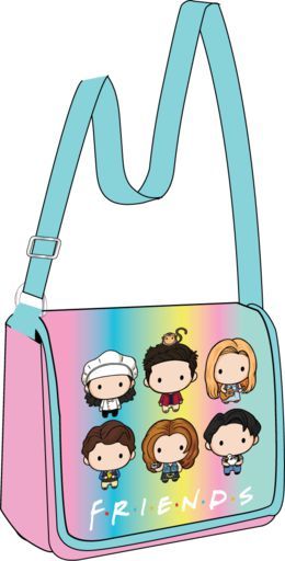 Friends Character Cartoons Multicolour Handbag