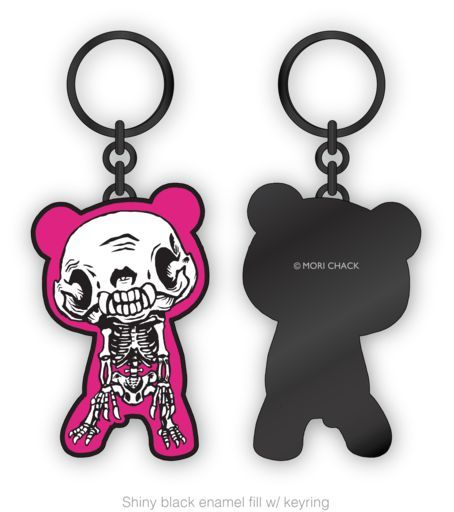 Gloomy Bear - Skeleton Key Chain