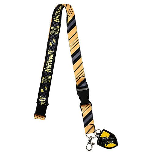 HARRY POTTER - Hufflepuff Lanyard With Charm And Card Holder