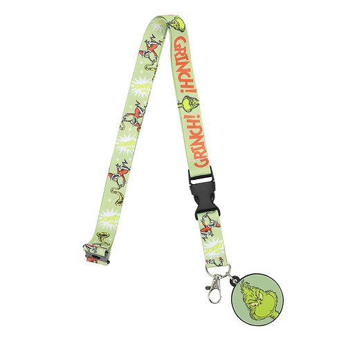 THE GRINCH - Grinch Face Lanyard
