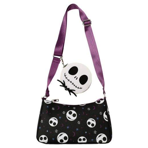 The Nightmare Before Christmas Jack Collage Purse with Coin Pouch