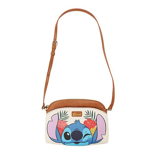 DISNEY -  Stitch Peek-Over PU Crossbody Bag